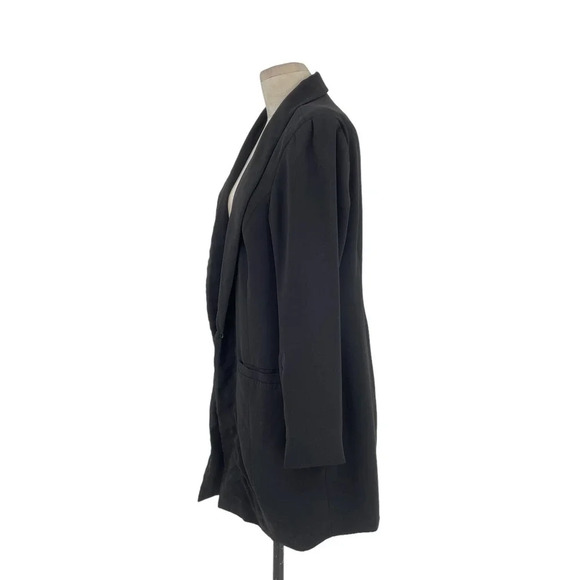 Eloquii Long Essential‎ Blazer in Black Plus Size 14 - Picture 6 of 10